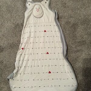 Nested Bean Zen Sack with Pink Heart Design